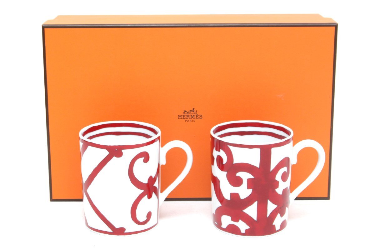 1S853☆エルメス HERMES☆ ガダルギヴィール マグカップ ペア 美 1S853☆エルメス HERMES☆ ガダルギヴィール マグカップ ペア 美
