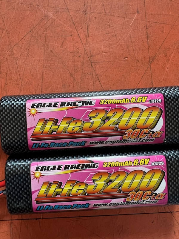  Eagle racing life battery 6.6V 3200R EAGLE Li-Fe 2 ps 