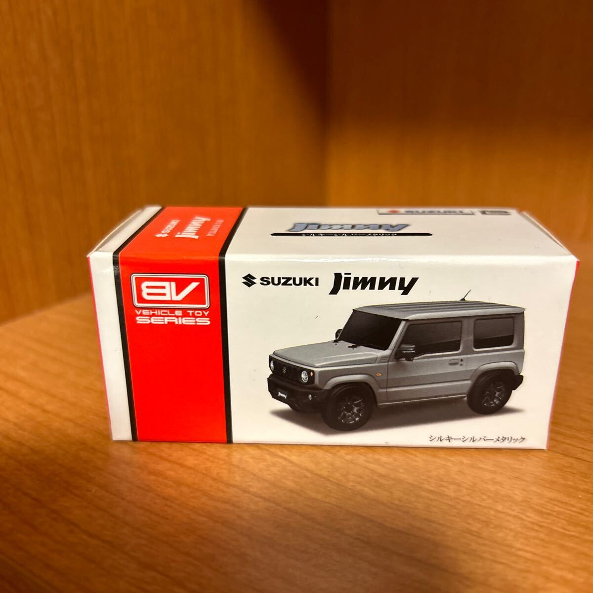 BV VEHICLE TOY SUZUKI Jimny スズキ ジムニー シルキーシルバーメタリック JB64プルバックカー ミニカー シルバーメタリック　開封品_画像1