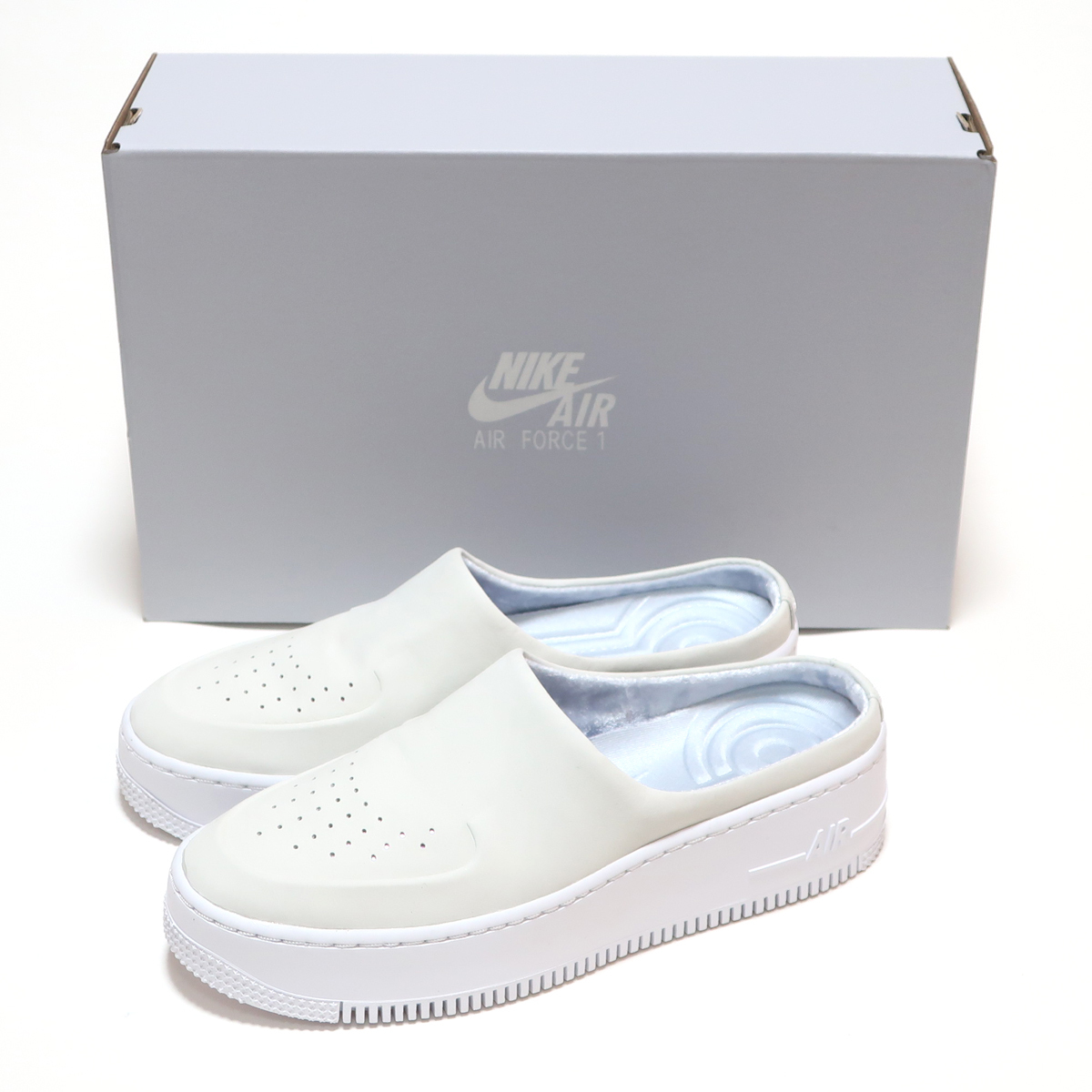 NIKE WMNS AF1 LOVER XX WMNS 24.5cm OFF WHITE/LIGHT SILVER AIR FORCE 1 ( ナイキ ウィメンズ エアフォース1 ラヴァ― オフホワイト )_画像1