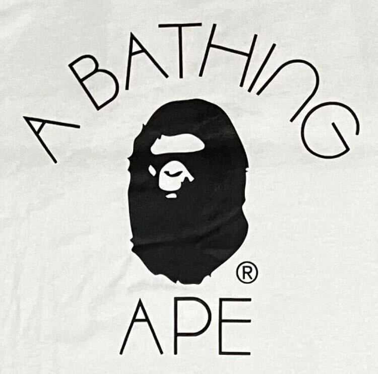 美品】A BATHING APE アベイシングエイプ ロゴTシャツ 大猿 美品】A BATHING APE アベイシングエイプ ロゴTシャツ 大猿