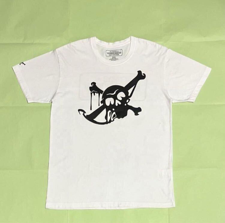 【人気】NEIGHBORHOOD　ネイバーフッド　Skull&Bones Tee　ロゴTシャツ　バックプリント　ユニセックス　スカル　袖デザイン　クルーネック_画像2