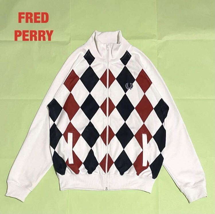 希少】FRED PERRY フレッドペリー トラックジャケット ゴルフ 希少】FRED PERRY フレッドペリー トラックジャケット ゴルフ