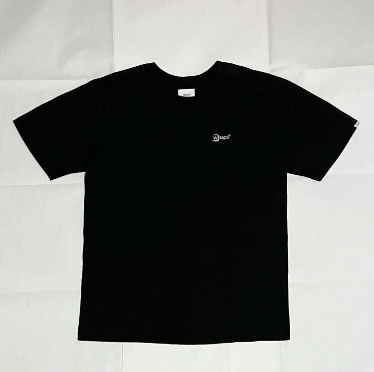 【人気】WTAPS　ダブルタップス　ロゴTシャツ　両面プリント　バックプリント　ユニセックス　クルーネック　ブランドロゴ　バイカラー