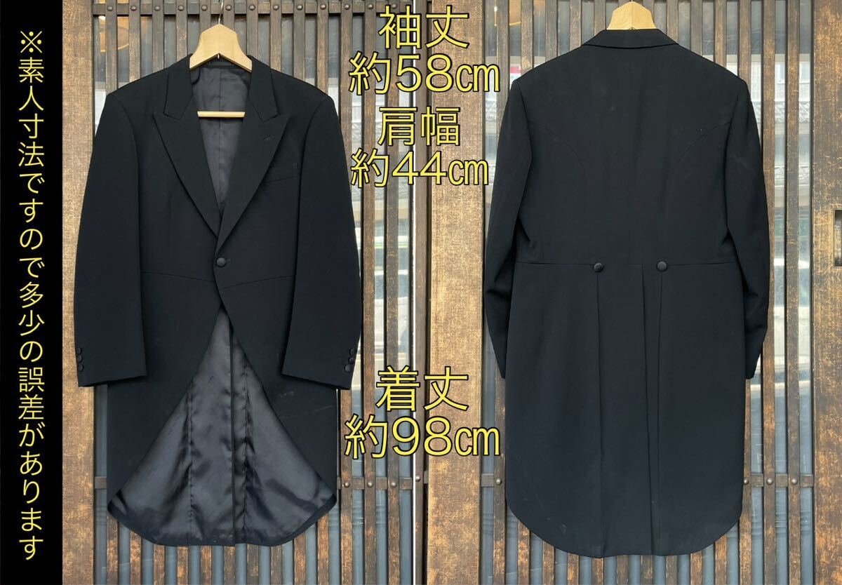[ б/у одежда ] фрак 3 деталь смокинг выставить верхняя одежда mo- человек g пальто полный комплект правильный . одежда жакет брюки слаксы лучший текущее состояние товар 