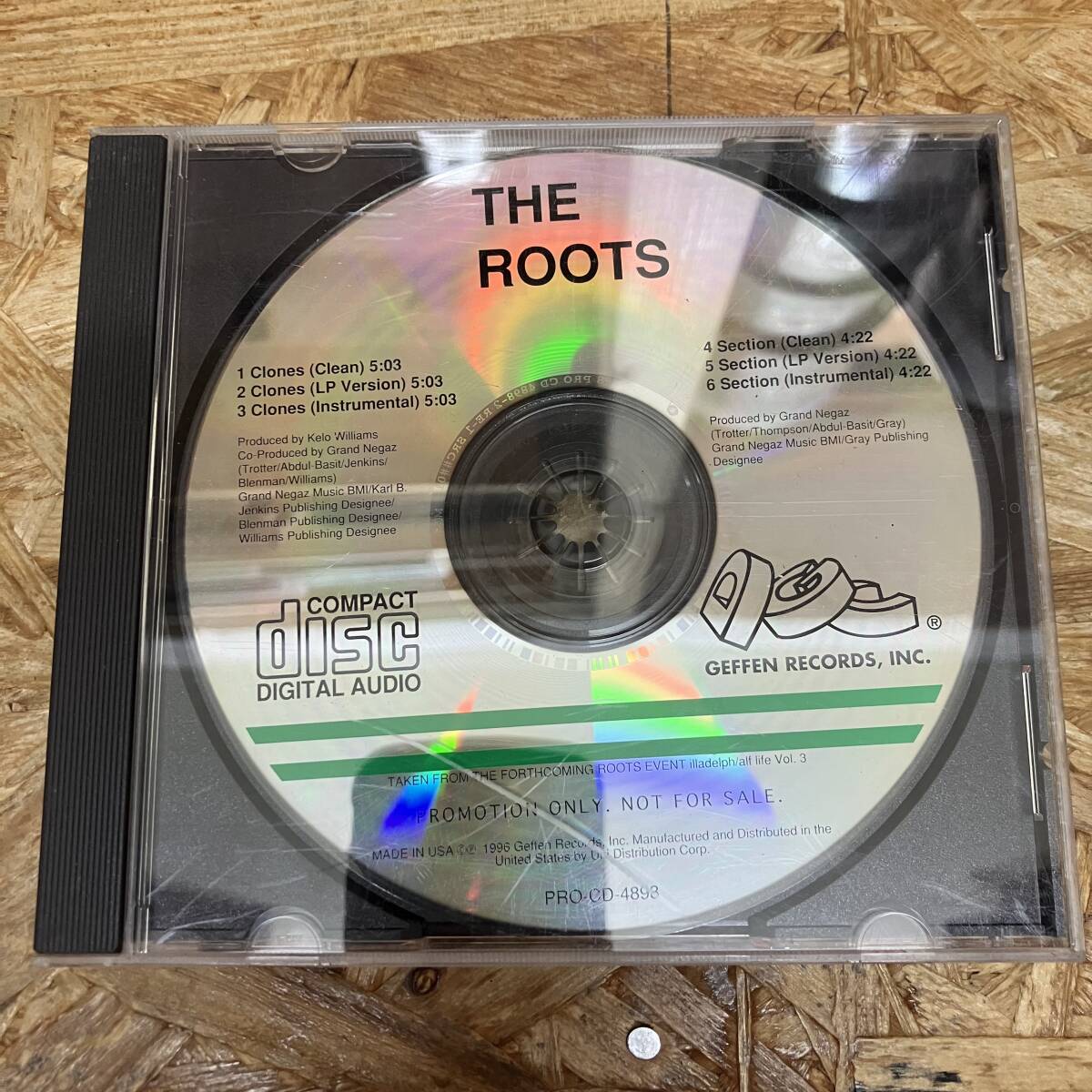 ◎!!!! HIPHOP,R&B THE ROOTS - CLONES INST,シングル CD 中古品_画像1