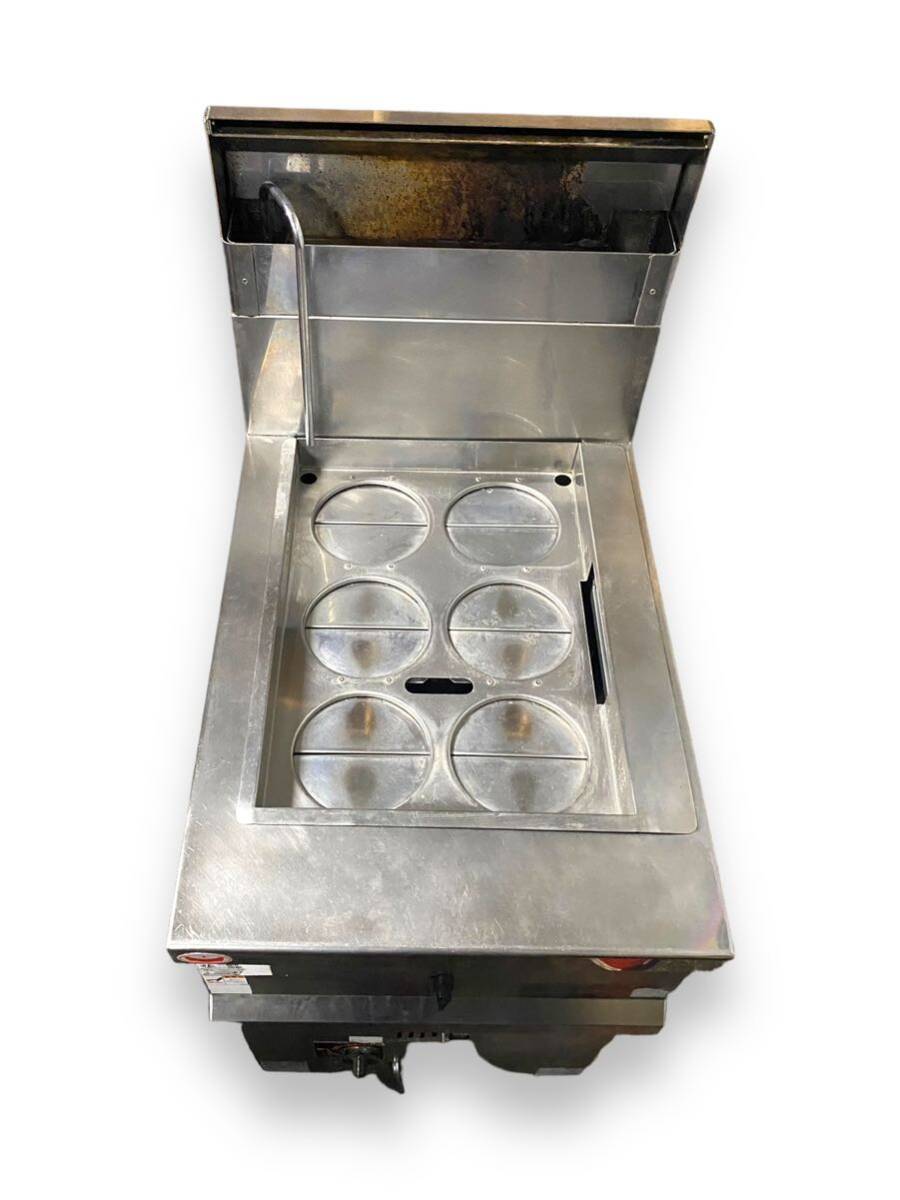 1円からスタートマルゼン ゆで麺機 ’19年製 都市ガス 業務用 厨房機器 MRY-CO6 一部故障_画像2