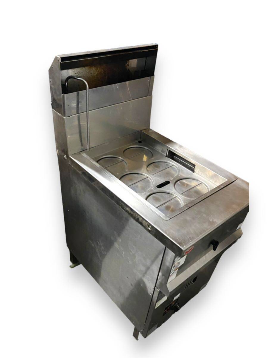 1円からスタートマルゼン ゆで麺機 ’19年製 都市ガス 業務用 厨房機器 MRY-CO6 一部故障_画像4