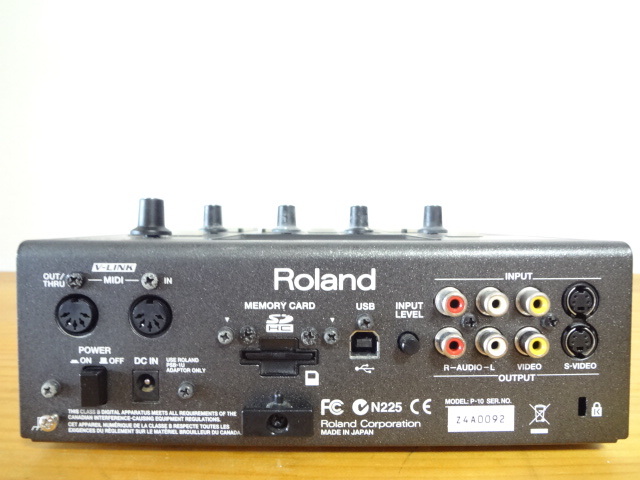 Roland P-10 VISUAL SAMPLER visual sampler 