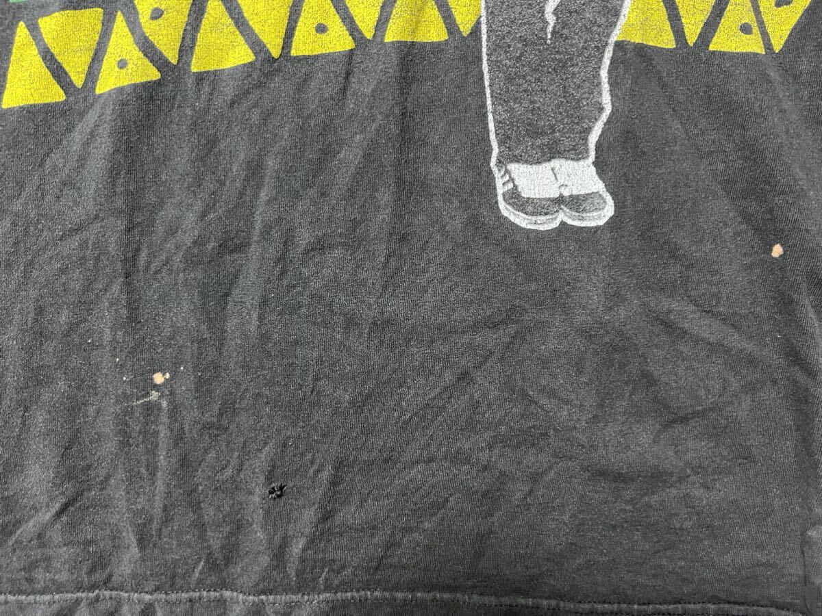 00s OLD STUSSY プリント Tシャツ 黒 XL メキシコ製 黒タグ ヴィンテージ ステューシー オールドスケート アーカイブ_画像6