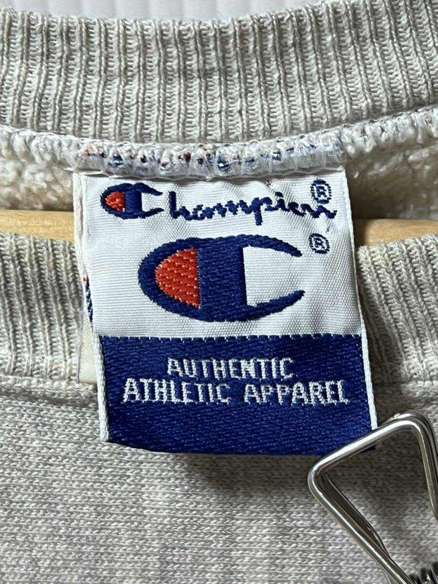 00s champion REVERSE WEAVE クルースウェット S グレー メキシコ製 チャンピオンリバース BERKELEY_画像3