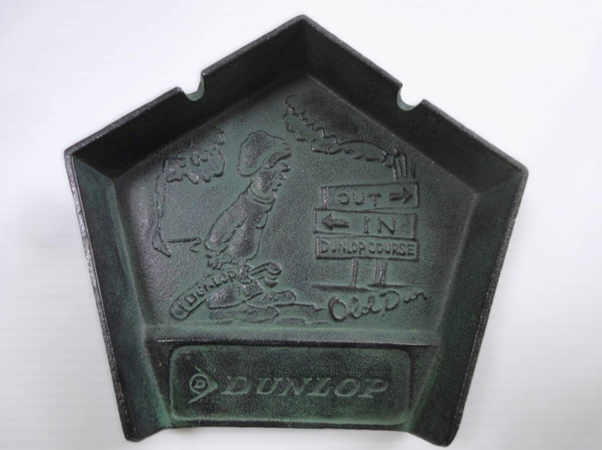  Dunlop DUNLOP GOLF DDH Old Dun iron made ashtray not for sale unused old goods 