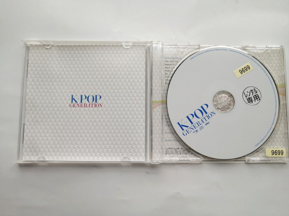 韓流K-POP GENERA オムニバス　レンタル落ち　収録カバー曲　30曲収録