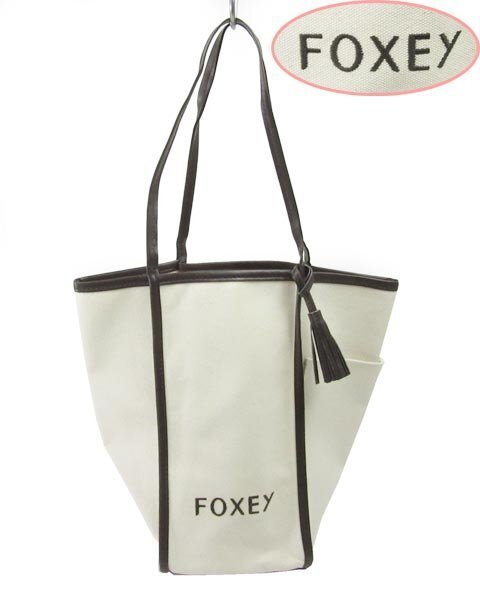 ... FOXEY  OFF  белый  сумка для покупок   неиспользуемый 