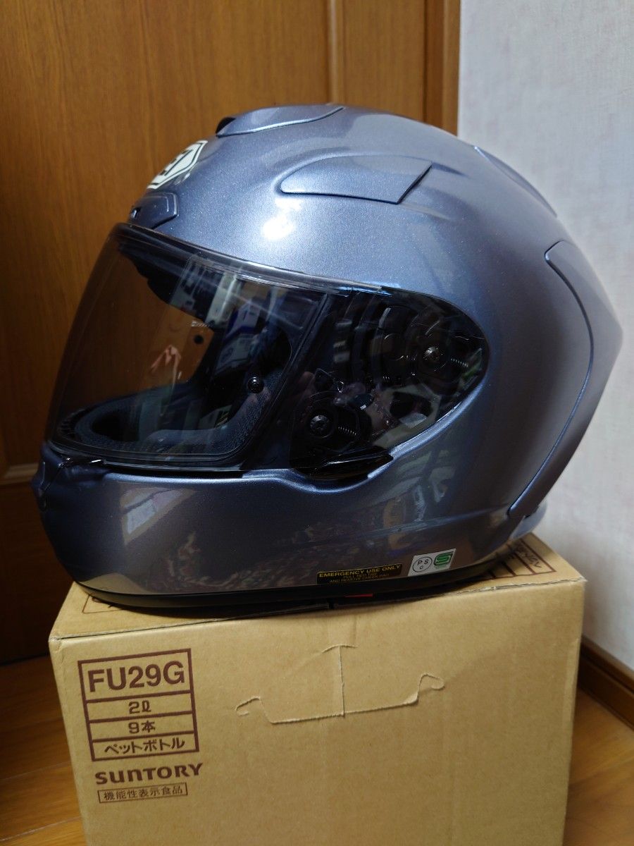 SHOEI X-TWELVE L59/60cm 2010年1月製造 セミスモークシールド　帽体美品