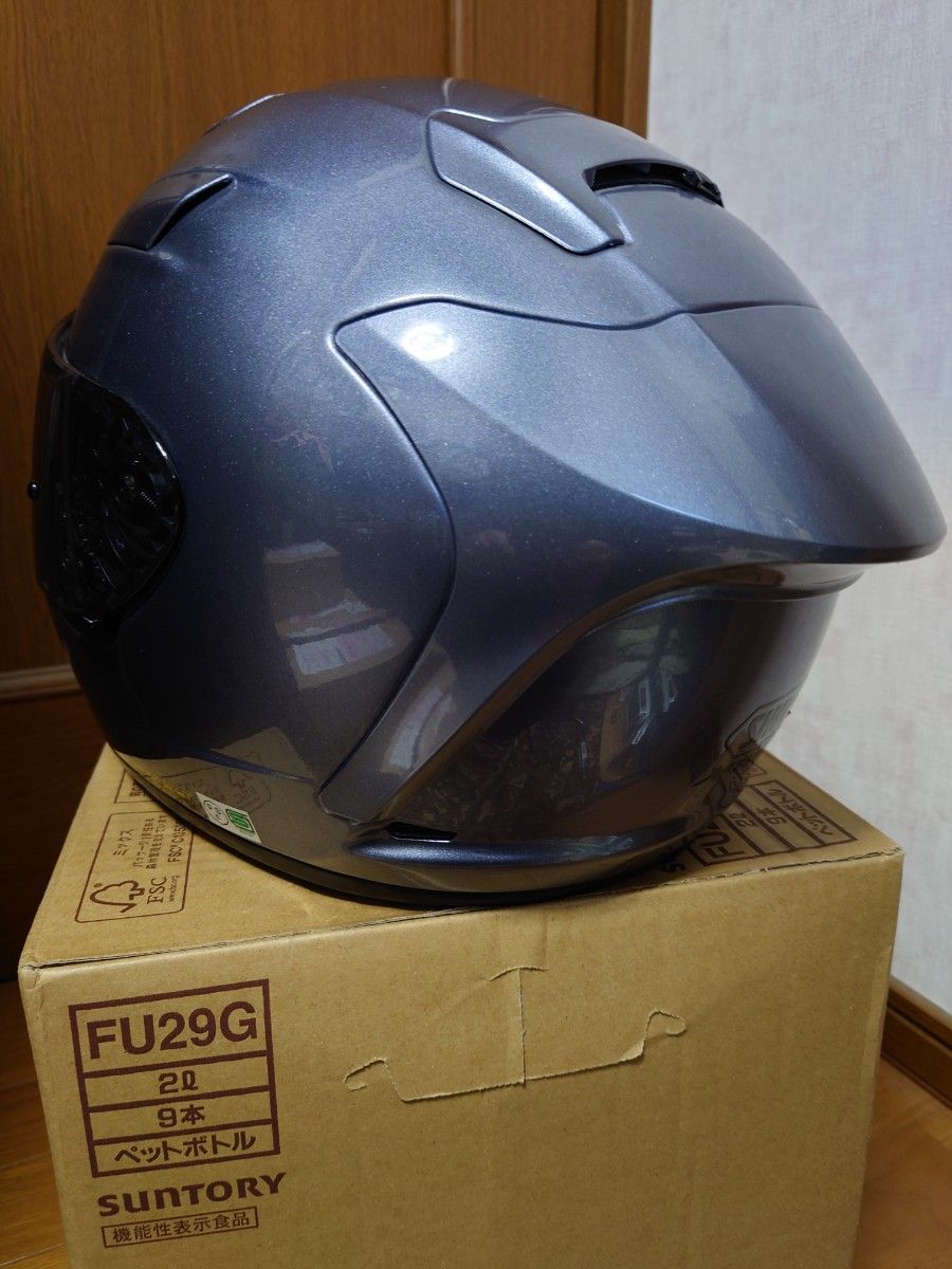 SHOEI X-TWELVE L59/60cm 2010年1月製造 セミスモークシールド　帽体美品