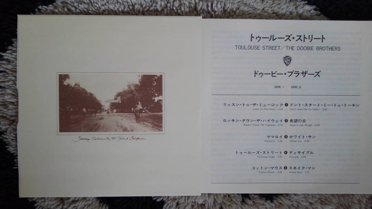 DOOBIE BROTHERS / TOULOUS STREET ドゥービー・ブラザーズ / トゥールーズ・ストリート 紙ジャケ_画像4