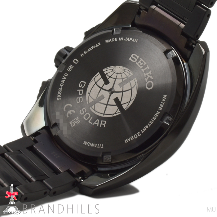 セイコー 腕時計 アストロン 5Xシリーズ デュアルタイム ソーラーGPS衛星電波 チタン SBXC069 5X53-0AV0 SEIKO ほぼ未使用_画像8