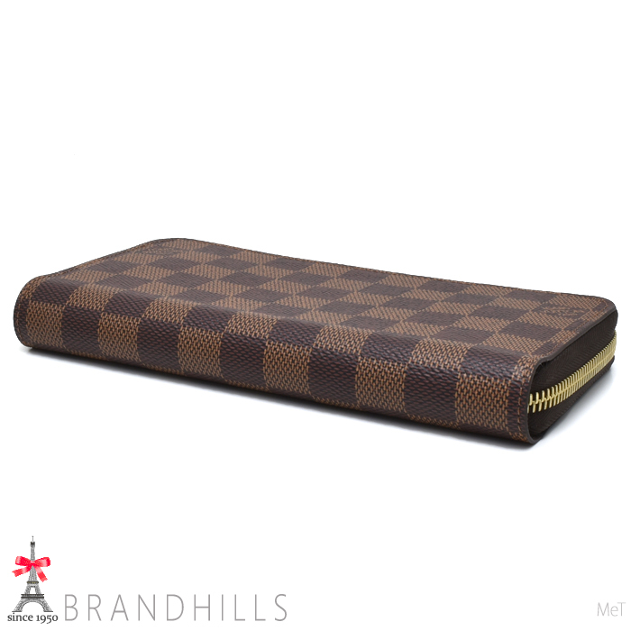 ルイヴィトン 長財布 メンズ レディース ジッピーウォレット ダミエ エベヌ ブラウン N41661 LOUIS VUITTON 未使用品_画像5