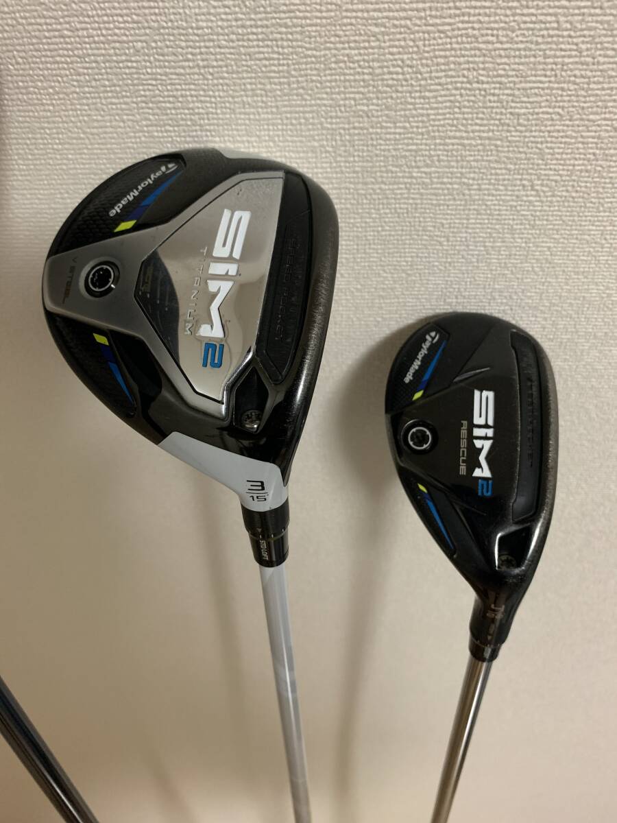 テイラーメイド SIM2 セット ドライバー、3番、4番 sim2 maxD sim2 titanium ゴルフクラブ Taylormade_画像3