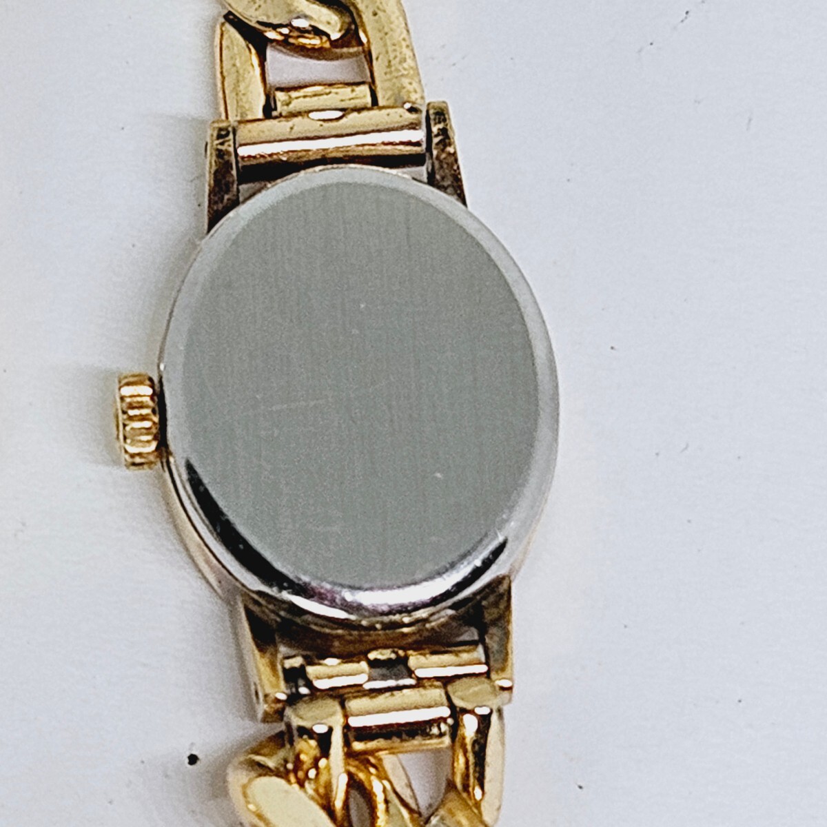 1円スタート オメガ OMEGA ジュネーブ 手巻き ゴールドカラー レディース腕時計 社外ベルト  稼働品の画像2