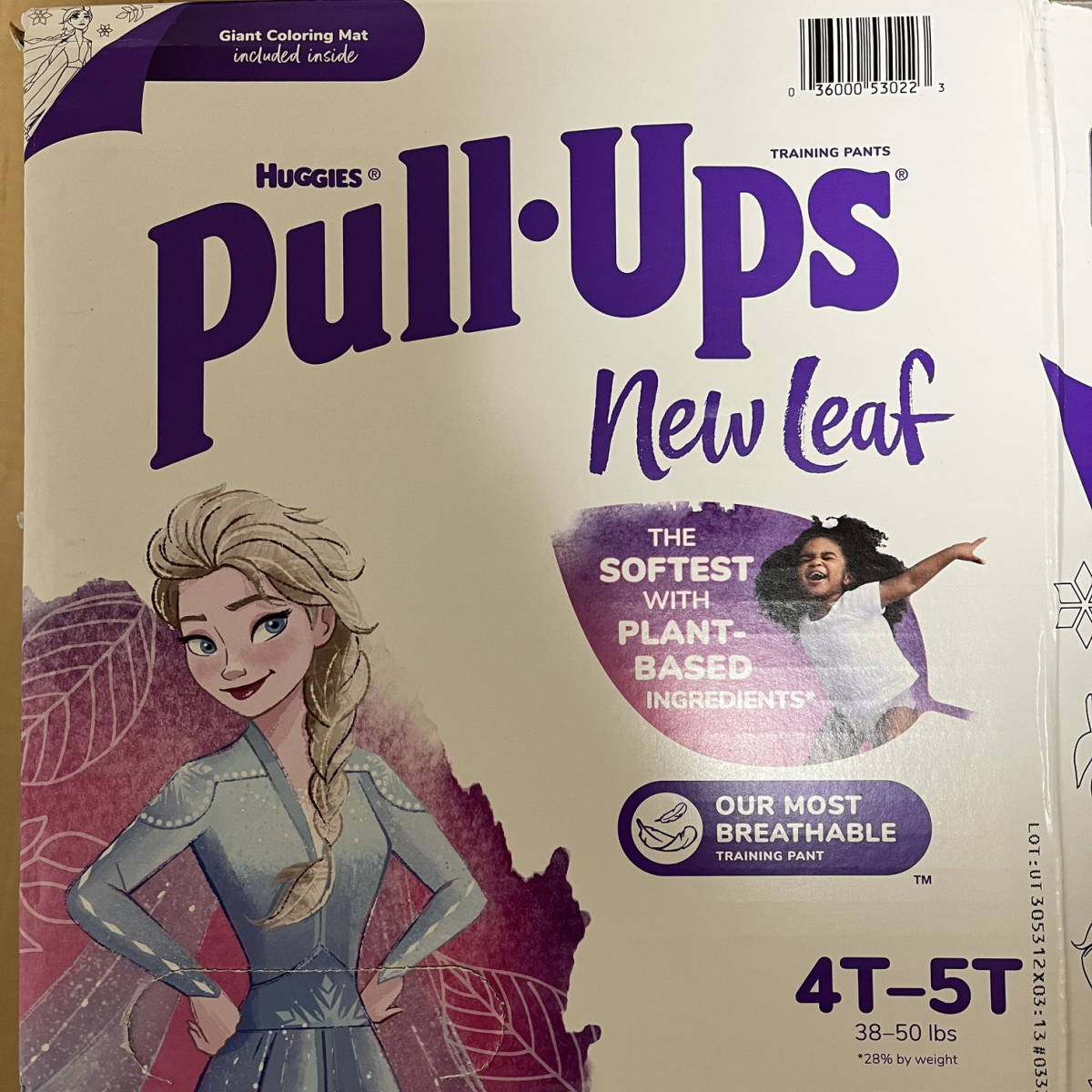 【海外の紙おむつ】Pull-Ups トレーニングパンツ アナ雪デザイン 女の子用 ４枚【ABDL】