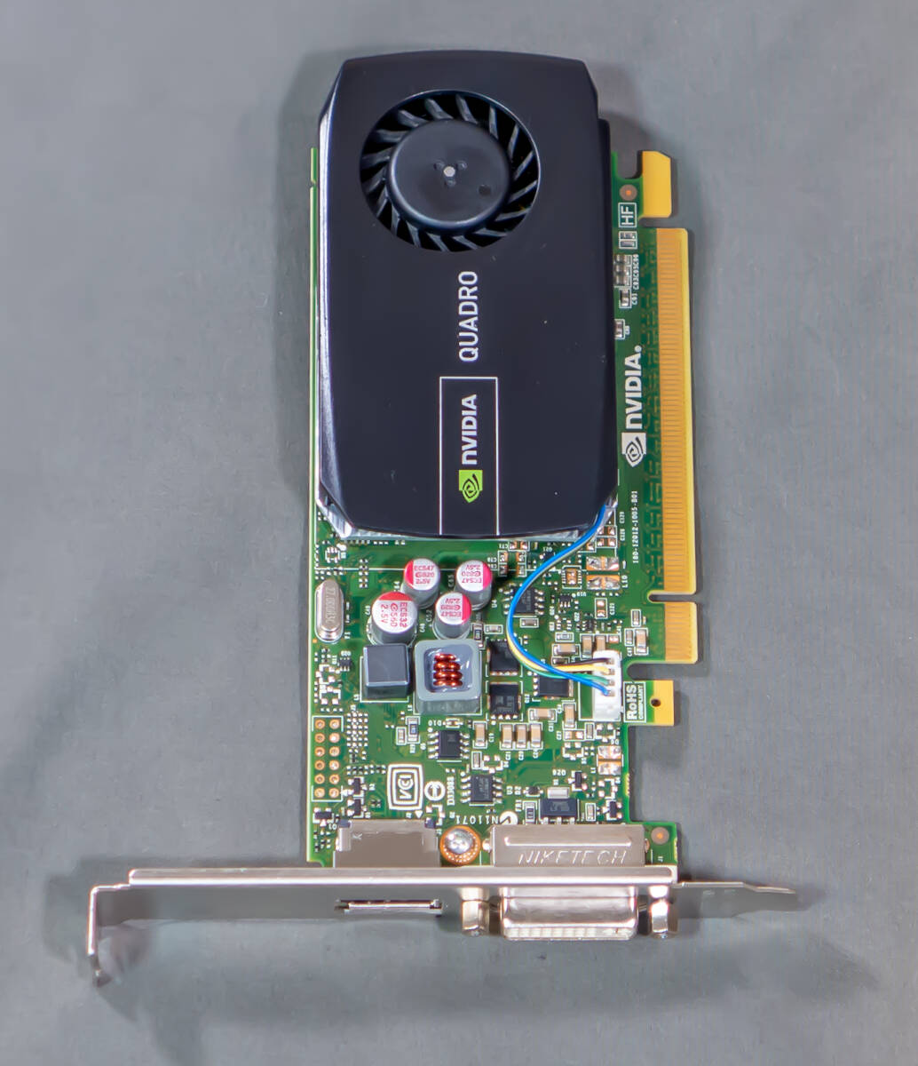 【送料込・動作確認済み】NVIDIA Quadro 410 512MB DDR3 プロフェッショナルグラフィックボード 美品_画像1