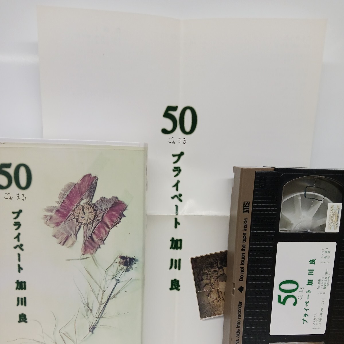 加川良 50プライベート VHS ビデオ ★送料無料★ ★匿名配送★_画像2