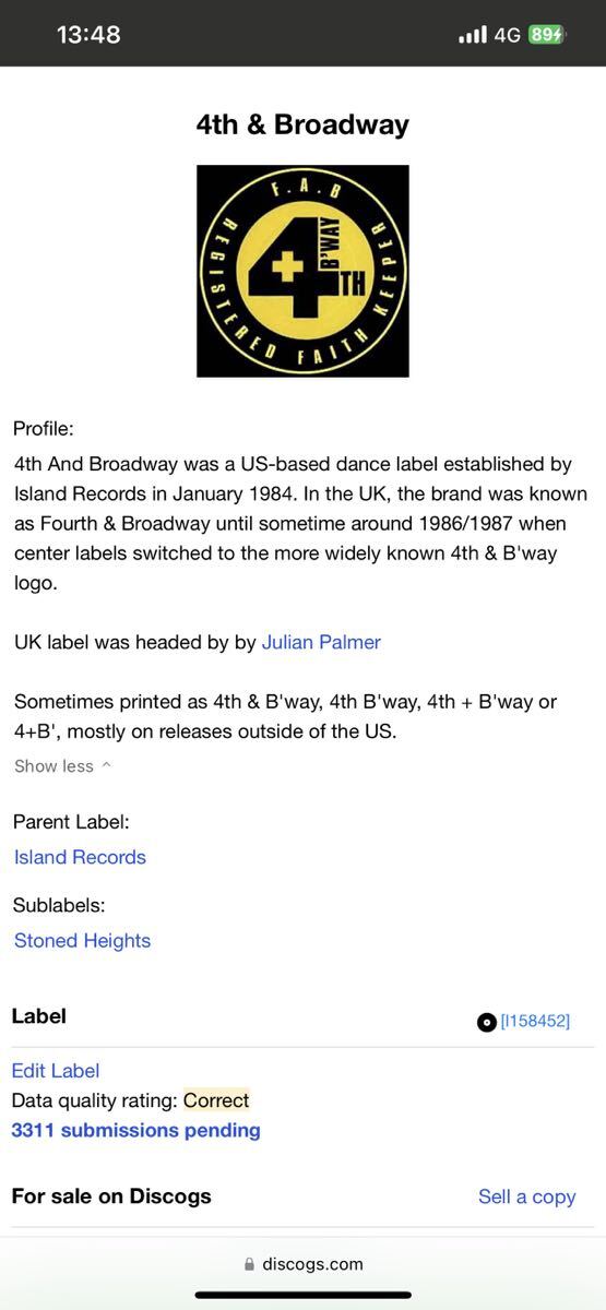 Pulse 8 Featuring Jah Wobble & Justin Adams - Radio Morocco ,4th & Broadway - 440 504-0 DJ ,12, 33 1/3 RPM ,Stereo,Promo US 1990_画像8