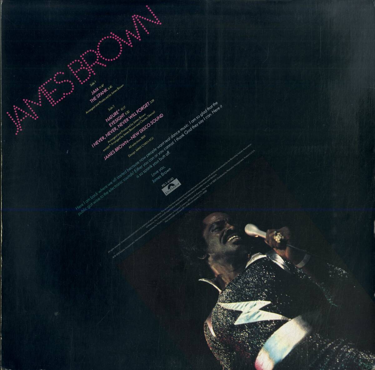 A00593682/LP/ジェームス・ブラウン「Jam/1980's」の画像2