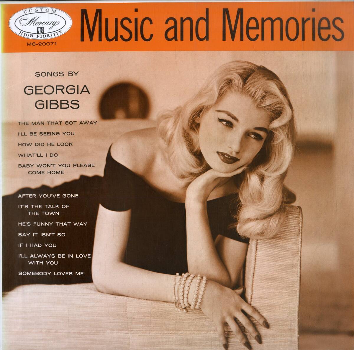 A00594297/LP/ジョージア・ギブス (GEORGIA GIBBS)「Music And Memories (1993年・DMJ-5051・ヴォーカル・ビッグバンドJAZZ)」_画像1