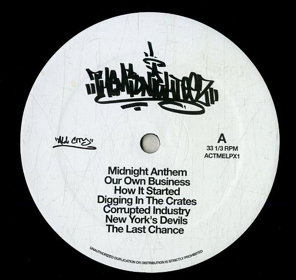 A00593893/LP/THE MIDNIGHT EEZ「The Midnight Eez (2011年・ACTMELPX-1・ヒップホップ・HIPHOP・インストゥルメンタル)」の画像3