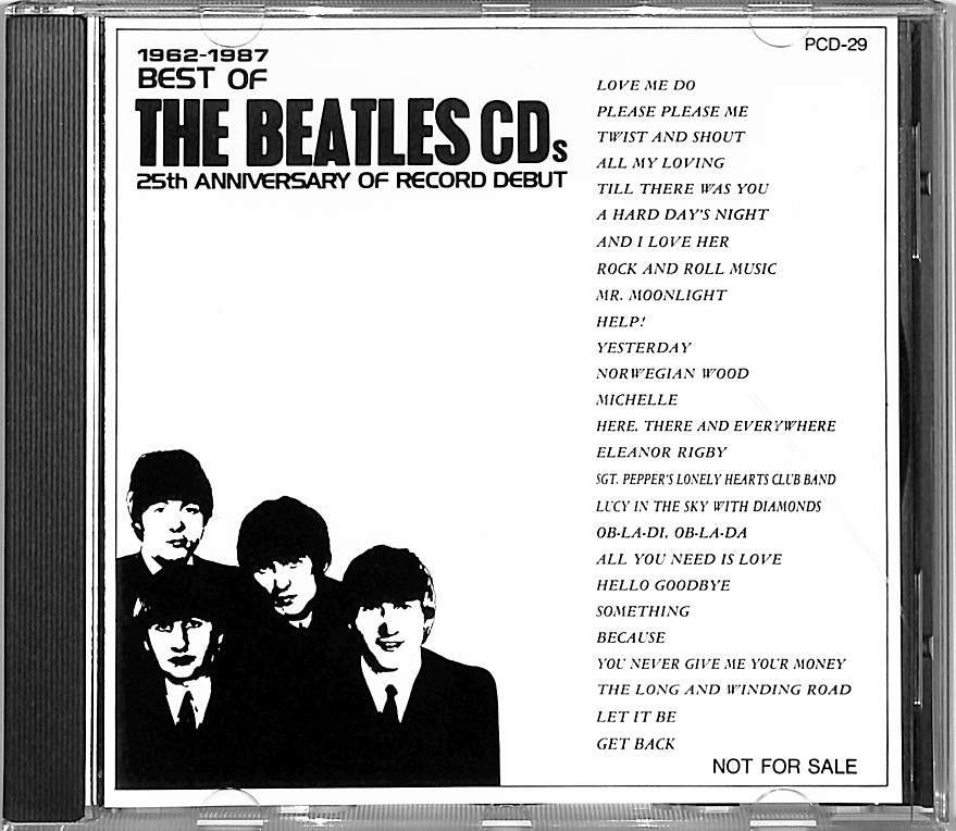 D00162087/CD/ビートルズ「Best Of The Beatles CDs 1962 - 1987 / 25th Anniversary of Record Debut (PCD-29)」の画像1
