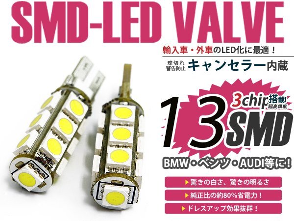 メルセデスベンツ バネオ W414 LED ポジション球 キャンセラー2個セット 点灯 防止 ホワイト 白 ワーニングキャンセラー SMD LED球 電球の画像1