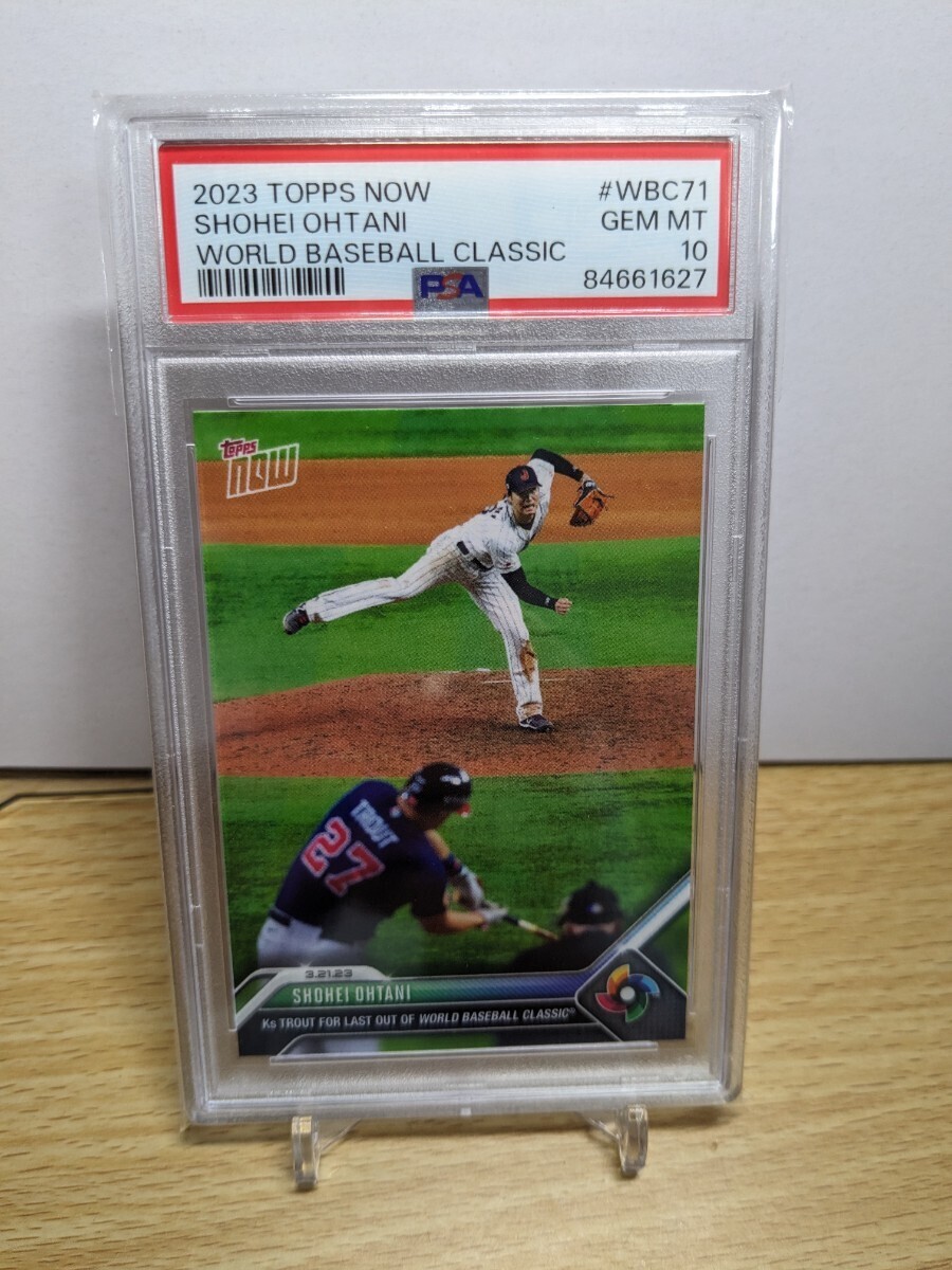 【PSA10】2023 Topps Now WBC◆ 大谷翔平 vs マイク・トラウト #WBC71（ SHOHEI OHTANI MIKE TROUT ） 侍ジャパン◆GEM MINTの画像1