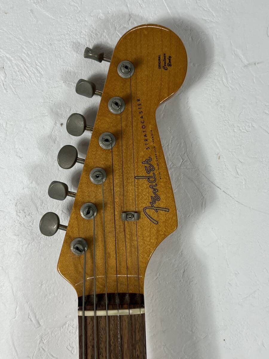 現状品★Fender フェンダー エレキギター Stratocaster ストラトキャスター ブルー系 MADE IN JAPAN T098368★20240514 180_画像4