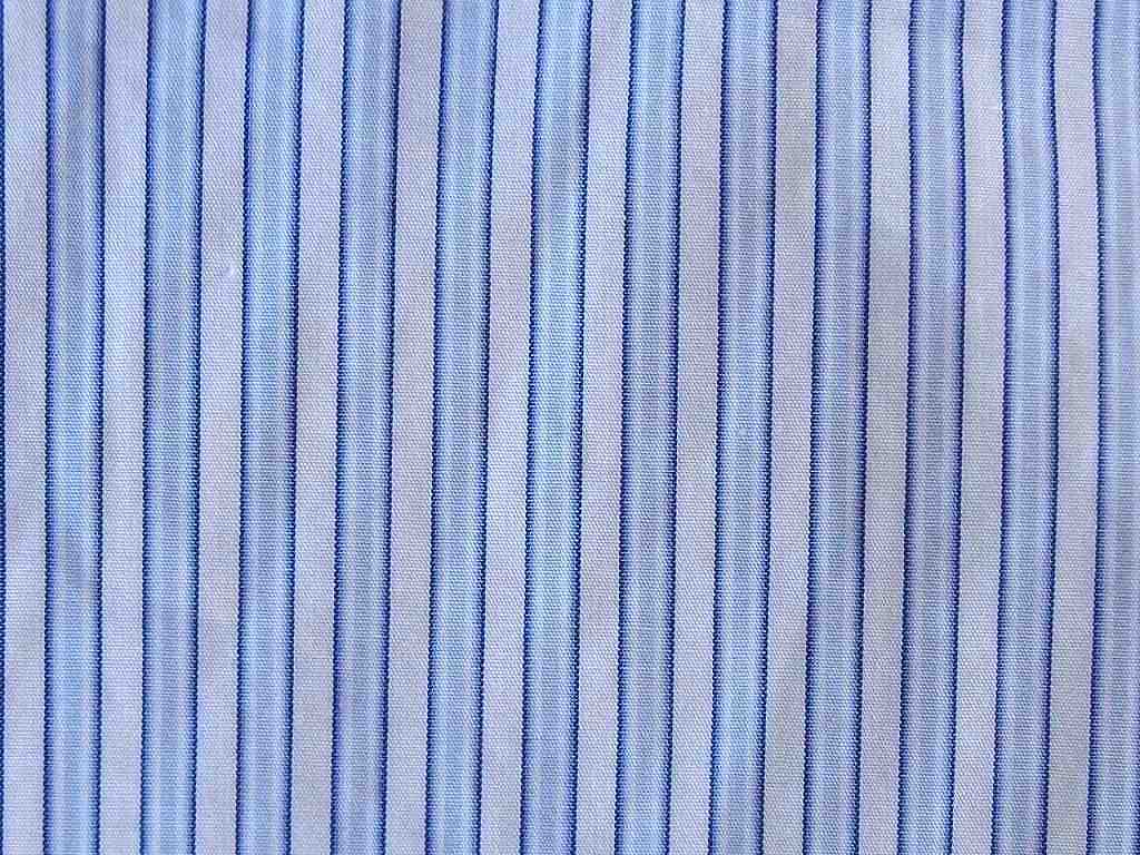 PRADA Prada полоса хлопок рубашка с длинным рукавом мужской *48 15 3/4 оттенок голубого 