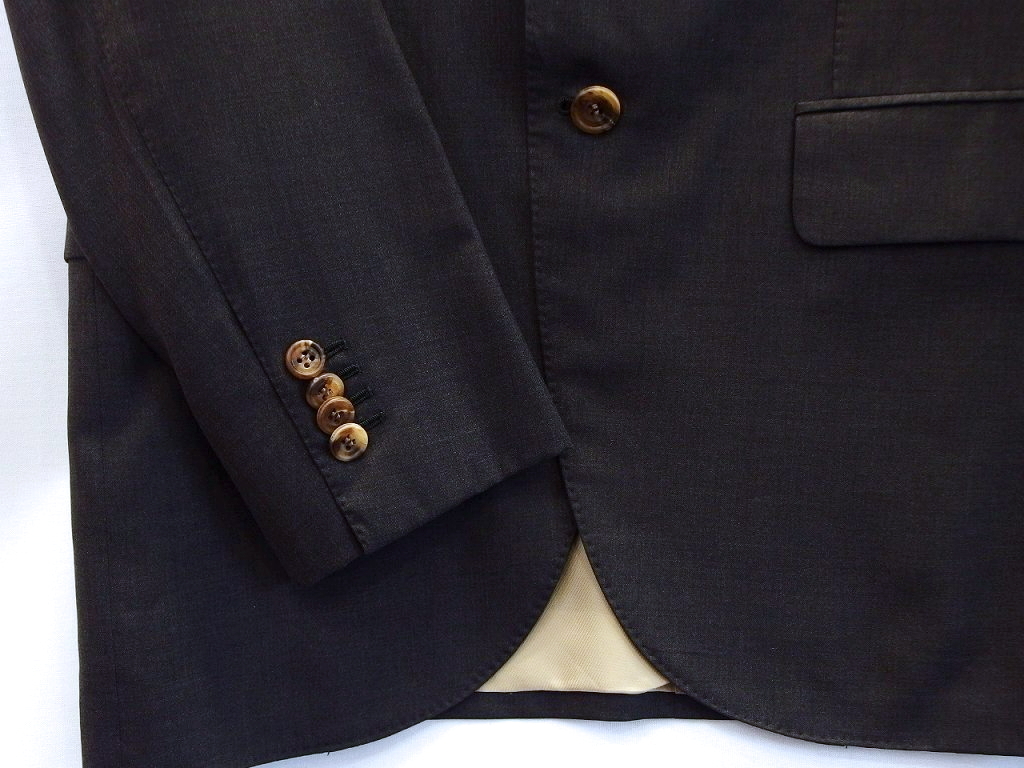 STRASBURGO ストラスブルゴ ゼニア社製生地　”日本製”セットアップ　スーツ Ermenegildo Zegna メンズ ・48/48 グレー_画像5