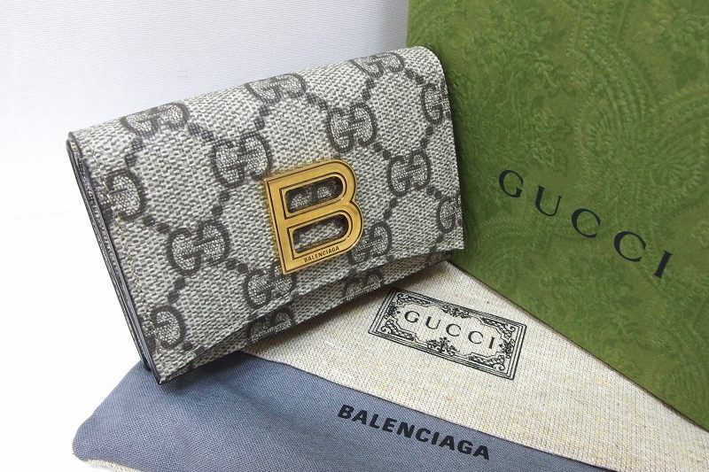 GUCCI グッチ ×【BALENCIAGA】 ザ ハッカー プロジェクト ミニウォレット 681700_画像8