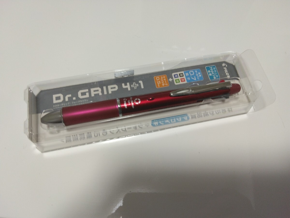 【未使用 総額4,400円】パイロット フリクションボールノックゾーン(インスピレーションブルー)＋ドクターグリップ4＋1(ボルドー）_画像9