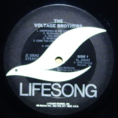 Funk/Soul◆USオリジ◆The Voltage Bros◆パーカッションブレイク◆Lifesong / JZ 35042◆Eugene McDaniels◆超音波洗浄_画像3