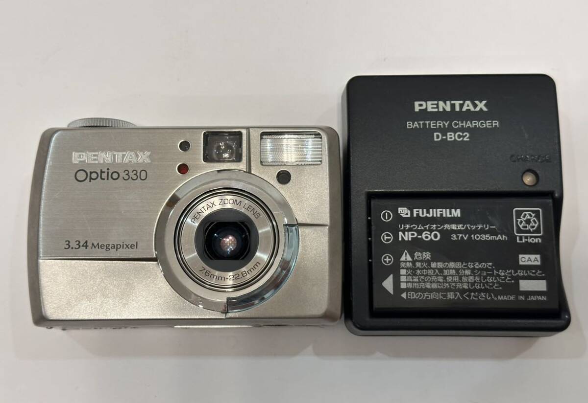 PENTAX ペンタックス Optio 330 コンパクトデジタルカメラ 動作未確認の画像2