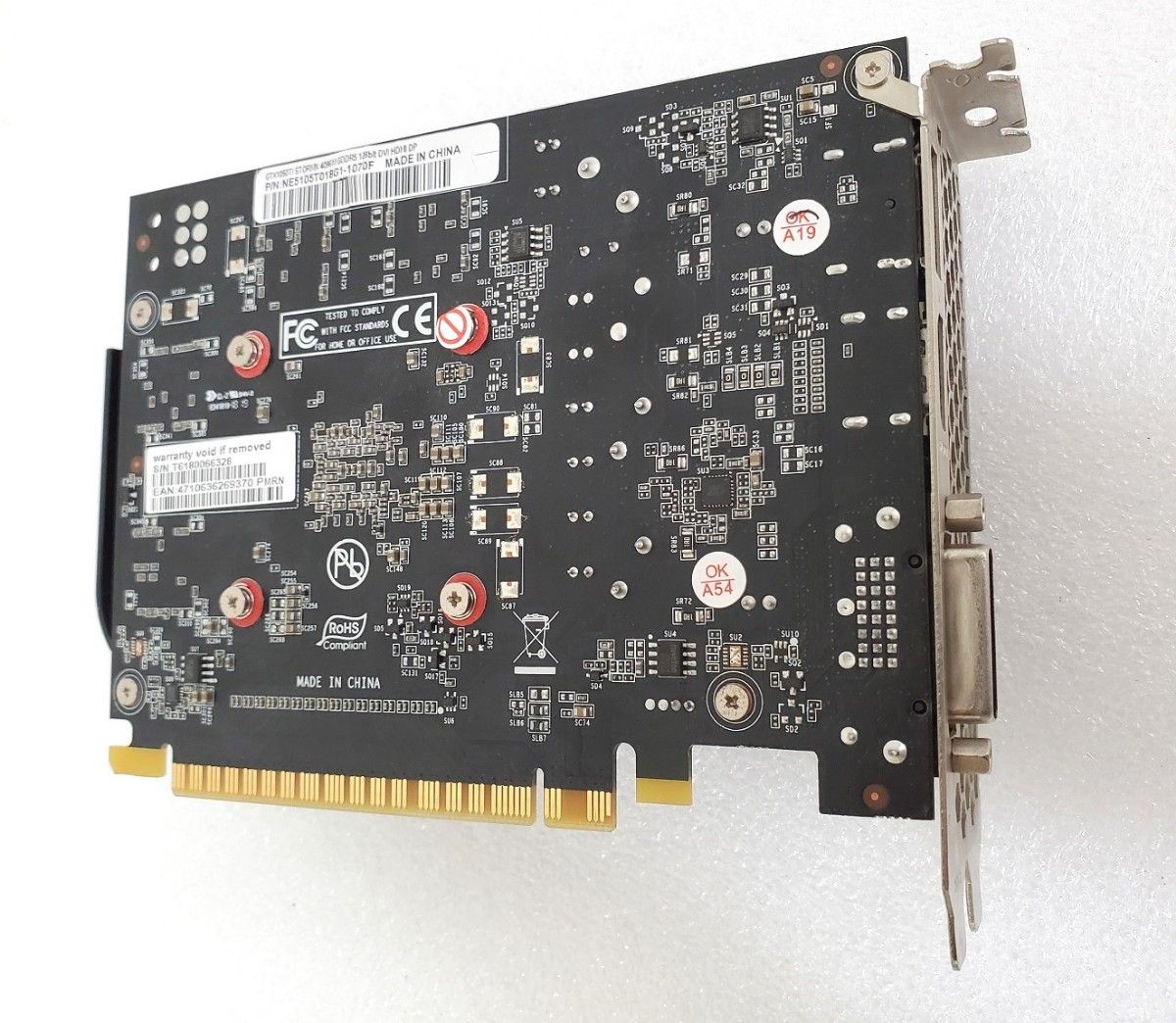 GTX1050Ti 4GB  動作品