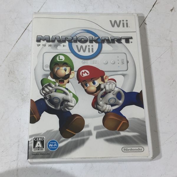 【送料無料】Nintendo Wii ソフト マリオカートWii ハンドル RVL-024 2個付き AAL0417小5450/0515_画像2
