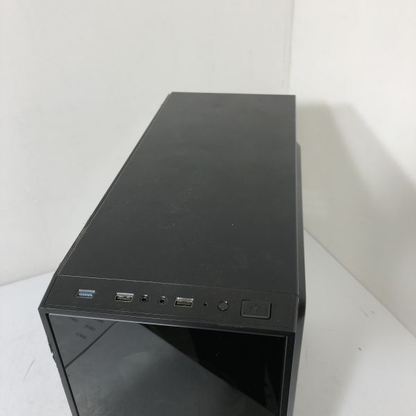 自作PC クリアケース ブラック ケースのみ 45×20×46cm 未検品 AAL0417大3948/0515_画像2