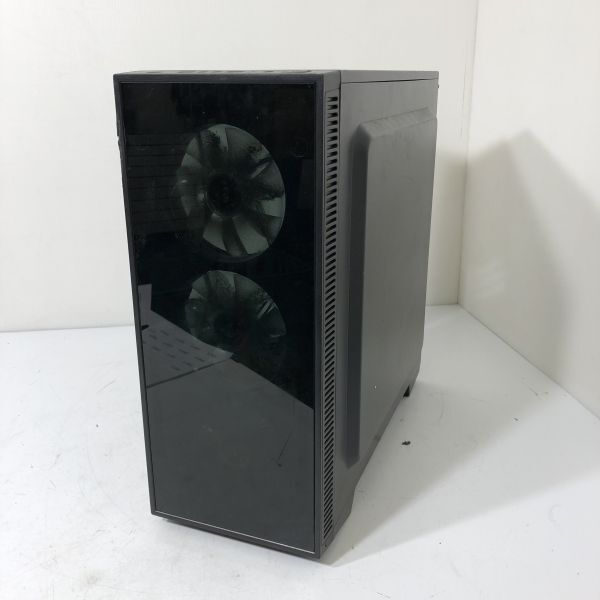 自作PC クリアケース ブラック ケースのみ 45×20×46cm 未検品 AAL0417大3948/0515_画像1