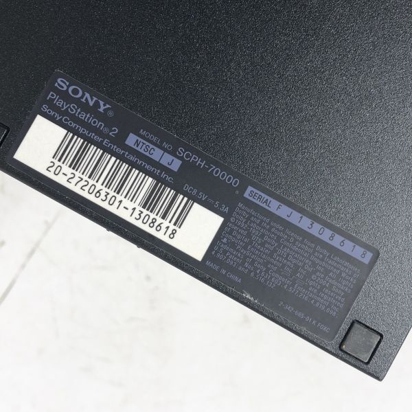 【送料無料】SONY ソニー PlayStation2 プレイステーション2 プレステ2 PS2 SCPH-70000 動作確認済み AAL0424小5511/0516_画像6