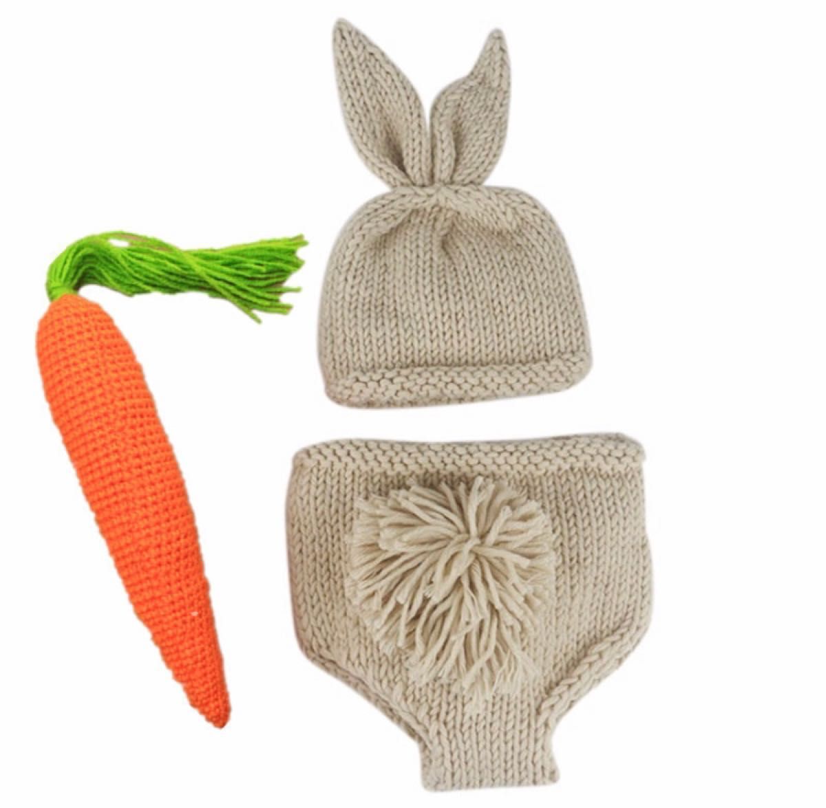  new bo-n photo ... knitted carrot bar stei- birthday costume 
