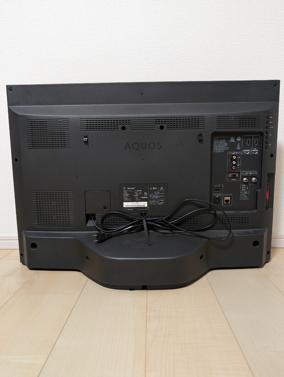 【1円スタート】SHARP シャープ 32V型 フルハイビジョン 液晶テレビ AQUOS LC-32DR9 ブルーレイレコーダー内蔵 500GB HDD内蔵 2013年製の画像4