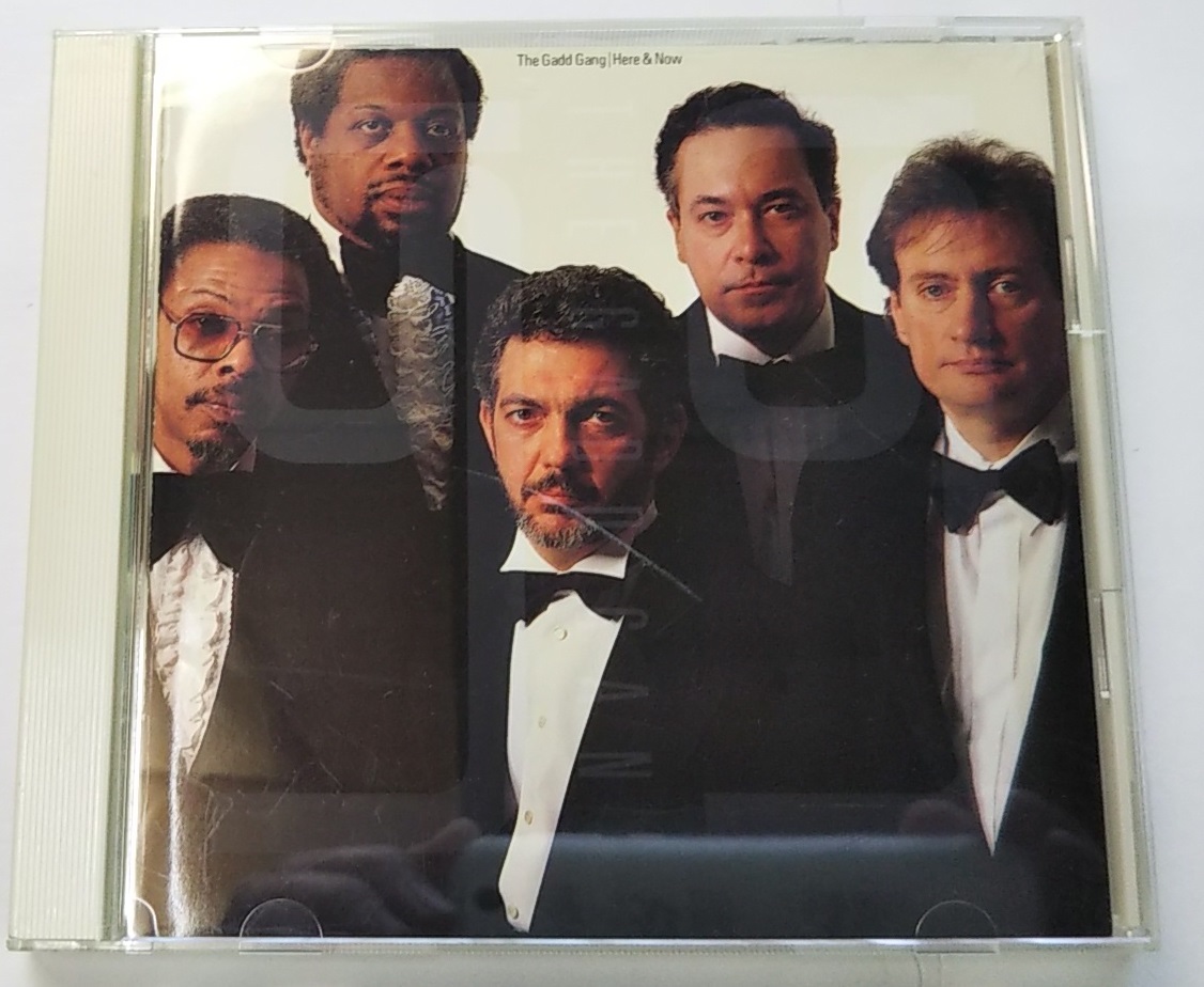 【THE GADD GANG「HERE & NOW」・CBS/Sony　28・8H-5026・日本盤CD・再生確認済・自宅保管品】_画像1